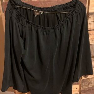 Dark Green Blouse